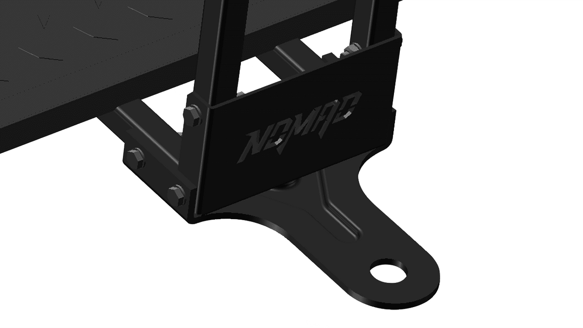STEELENG NOMAD Rear Flip Seat Frame (only) for Yamaha Drive 2 — alternate view, part SFYM10