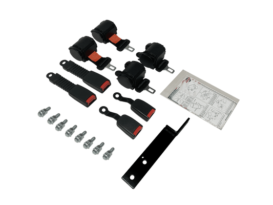 STEELENG Seat Belt, Retractable w/Brackets (Set of 4), part SB0001