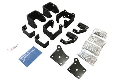 STEELENG Lift Kit, 4-inch Block kit for EZGO TXT (1994-2001.5) Electric, part LKTX01