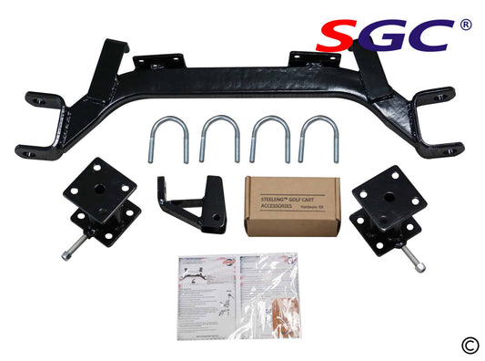 STEELENG Lift Kit, 4-inch Drop Axle Lift Kit for EZGO Marathon (1989-1993) Electric, part LKMA03