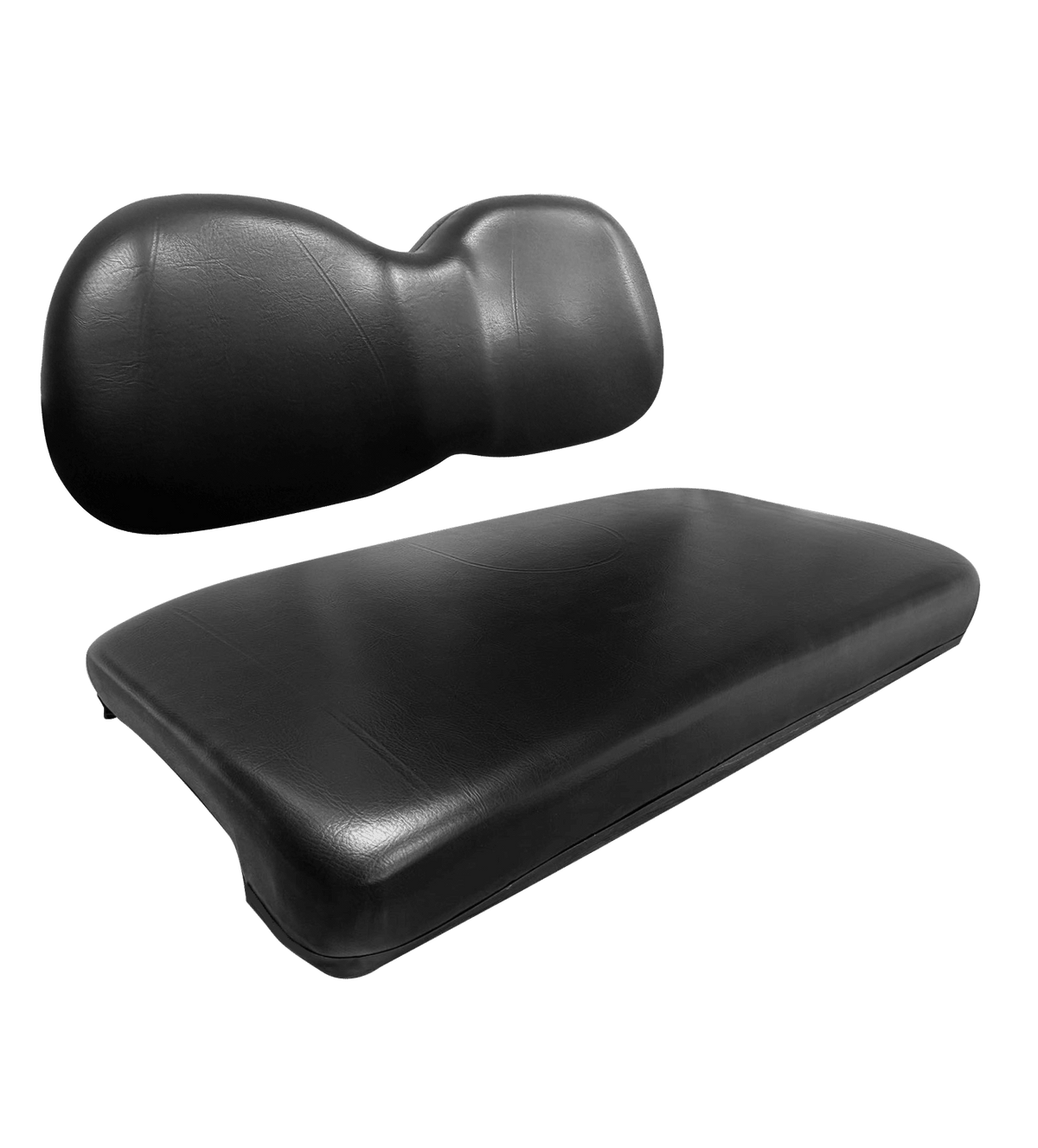 STEELENG KOZIP Basic Cushion Set Front Seat for Club Car Precedent/Tempo, Black, part SCPR06