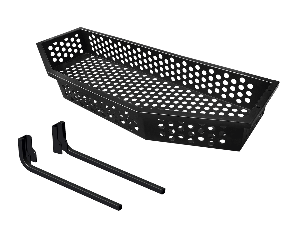 STEELENG Front Clay Basket (Cargo Basket) for EZGO RXV with Mounting Brackets, part CBRX01