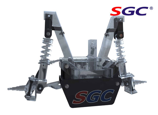 STEELENG Lift Kit, 4-inch Block (Spindle Extension) kit for Yamaha G29 (Drive) Electric or Gas, part LKYM04