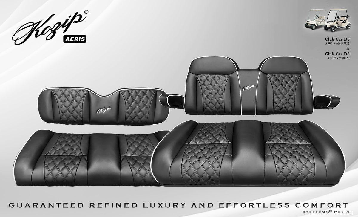 STEELENG Kozip (AERIS) Front and Rear Seat Cushion Set with NOMAD Seat frame — second view, part BNDL-SCDS08-SFDS09-SC0031