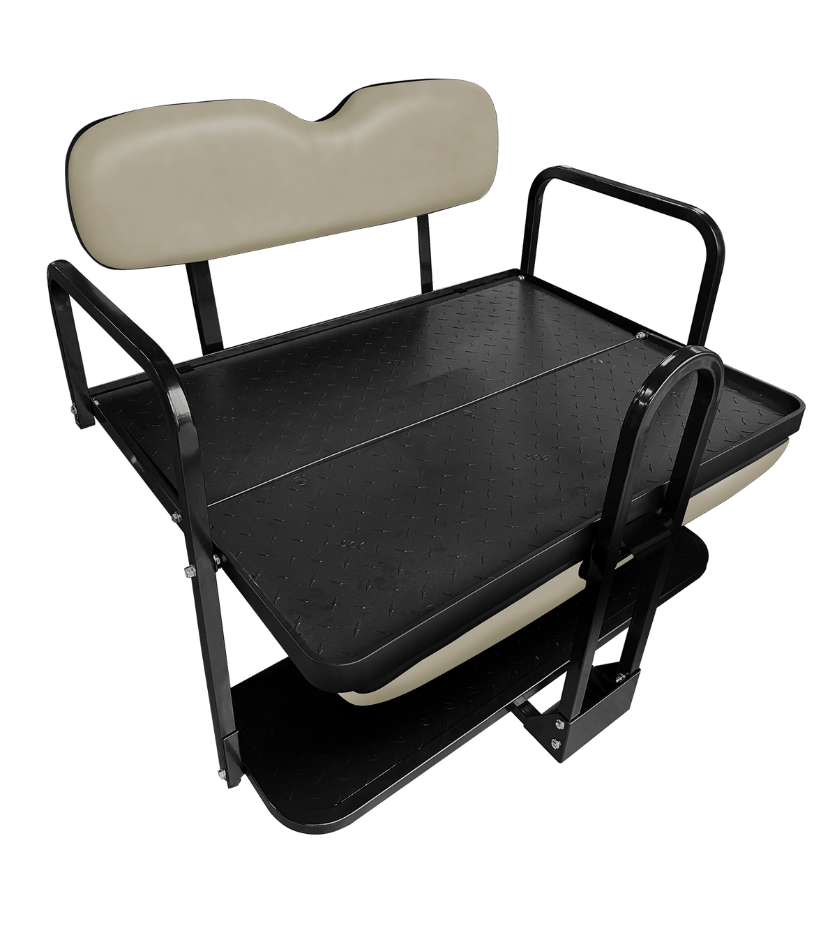 STEELENG NOMAD Rear Flip Seat, Yamaha Drive 2 with Stone Cushion Set, part BNDL-SFYM10-SC0024