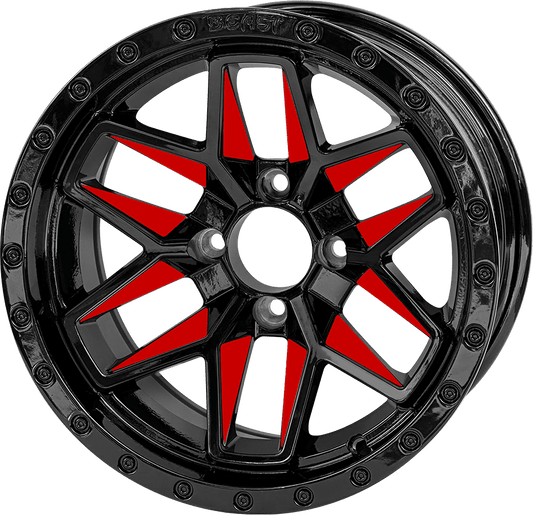 STEELENG 14-inch Red Widow, Mounted Set of 4, part WH1433
