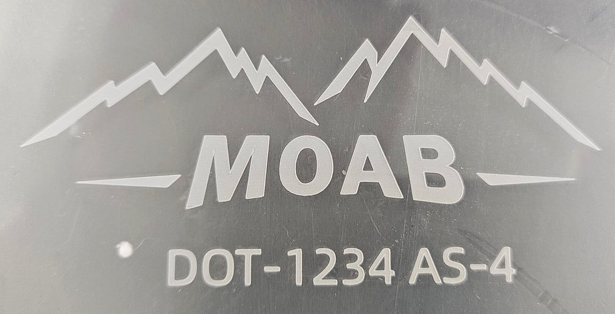 STEELENG MOAB DOT-Approved Windshield Clear Foldable for Yamaha Drive 2 — alternate view, part WSYM14