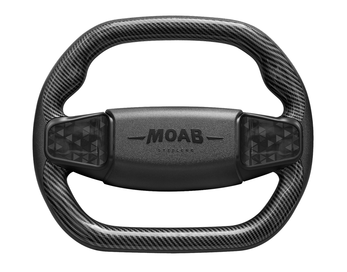 STEELENG MOAB Steering Wheel, Sport Version, Carbon Fiber — second view, part WA0011