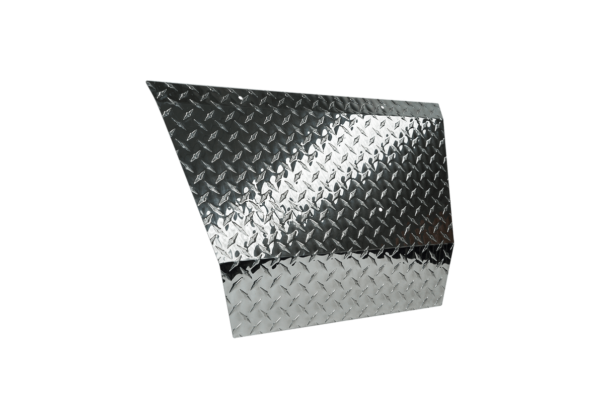 STEELENG Front Shock Cover (Bumper) Aluminum Diamond Plate for EZGO TXT (1996-2001), part FSTX01
