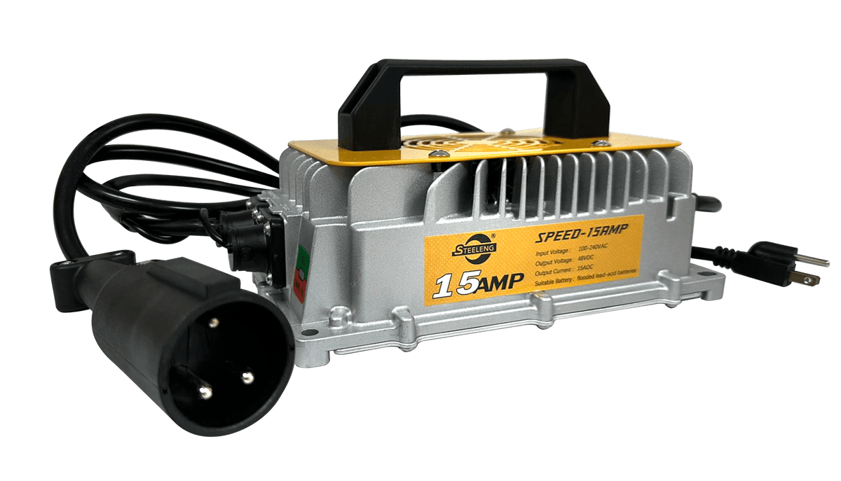 STEELENG 48V Charger Club Car Tempo only 15AMP, part CHCC01