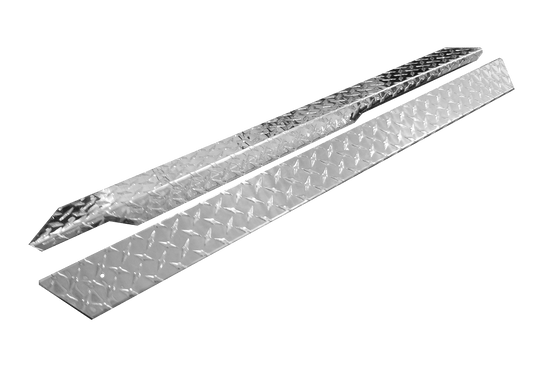 STEELENG Rocker Panels Polished Aluminum Diamond Plate for EZGO TXT (1996-2013) (set of 2), part RPTX01