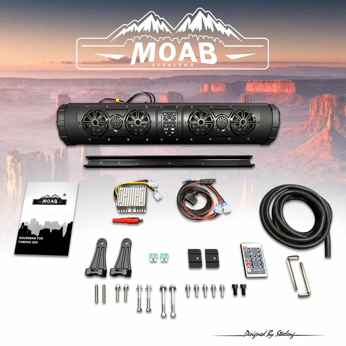 STEELENG MOAB DX800 Bluetooth LED Soundbar for Yamaha G29 (Drive), part RAYM01
