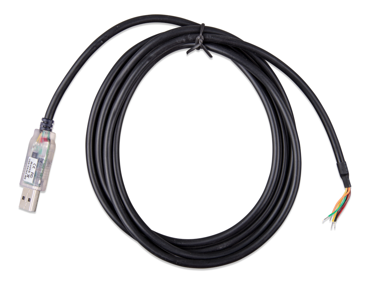 Victron RS485 to USB interface cable 5 m — Victron OEM product photo (SKU ASS030572050)