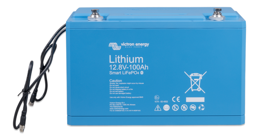 Victron LiFePO4 battery 12.8V/100Ah - Smart — Victron OEM product photo (SKU BAT512110610)