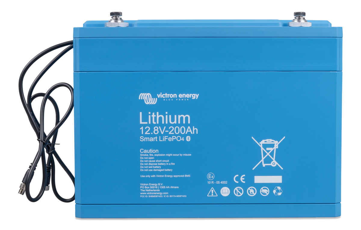 Victron LiFePO4 Battery 12.8V/200Ah - Smart — Victron OEM alternate angle (SKU BAT512120610)