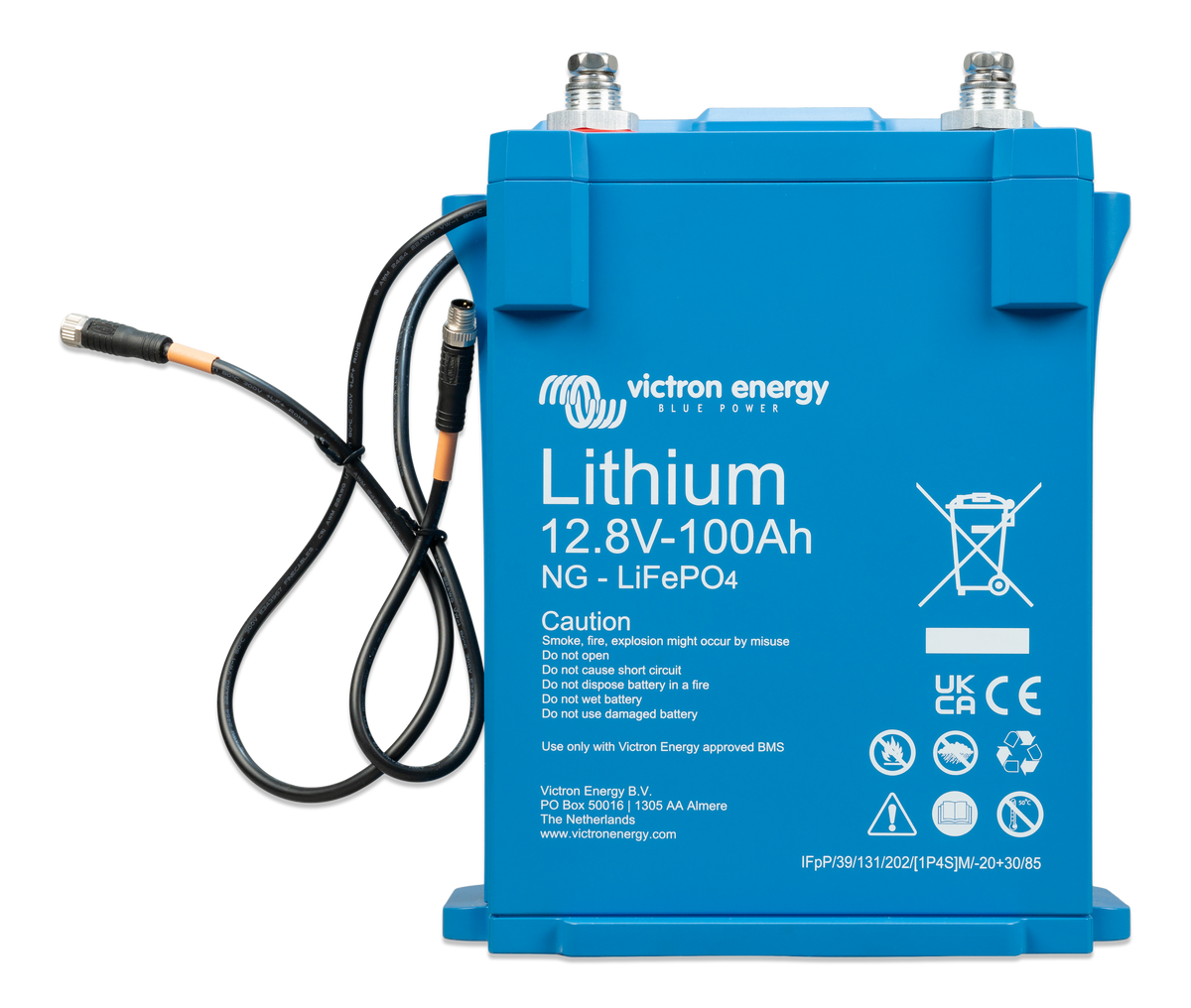 Victron LiFePO4 Battery 12.8V/300Ah NG — Victron OEM alternate angle (SKU BAT512130620)