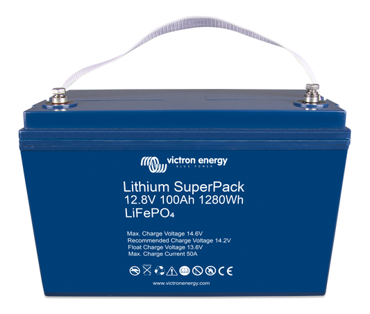 Victron Lithium SuperPack 12,8V/60Ah Lithium SuperPack 25.6V/50Ah (M8) — Victron OEM product photo (SKU BAT524050705)