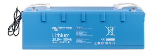Victron LiFePO4 Battery 25.6V/100Ah - Smart — Victron OEM product photo (SKU BAT524110610)