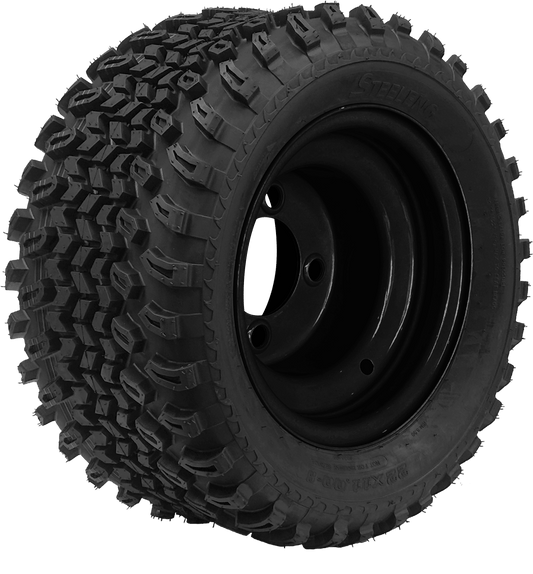 STEELENG 8″ Steel Wheel – Black / STEELENG 22″x11″-8″ All Terrain Tire (Wheel + Tire Combo) — SW0801-TR0801.png