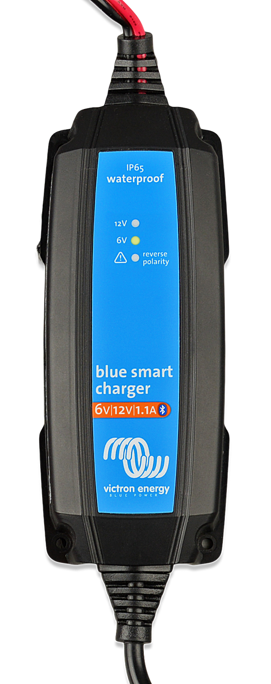 Victron Blue Smart IP65 Charger 6V/12V-1,1 230V UK Retail — Victron OEM product photo (SKU BPC120134024R)