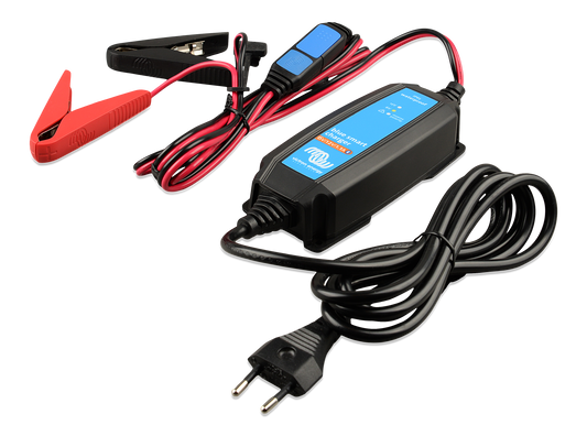 Victron Blue Smart IP65 Charger Blue Smart IP65 Charger 12/15 + DC connector — Victron OEM product photo (SKU BPC121531064R)