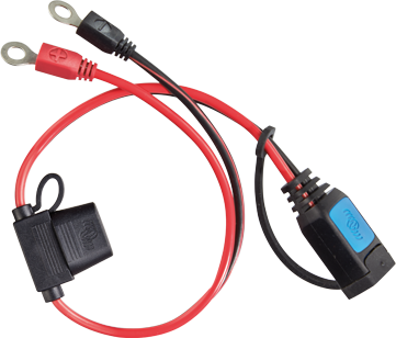 Victron M6 eyelet connector (with 30A ATO fuse) — Victron OEM alternate angle (SKU BPC900100014)
