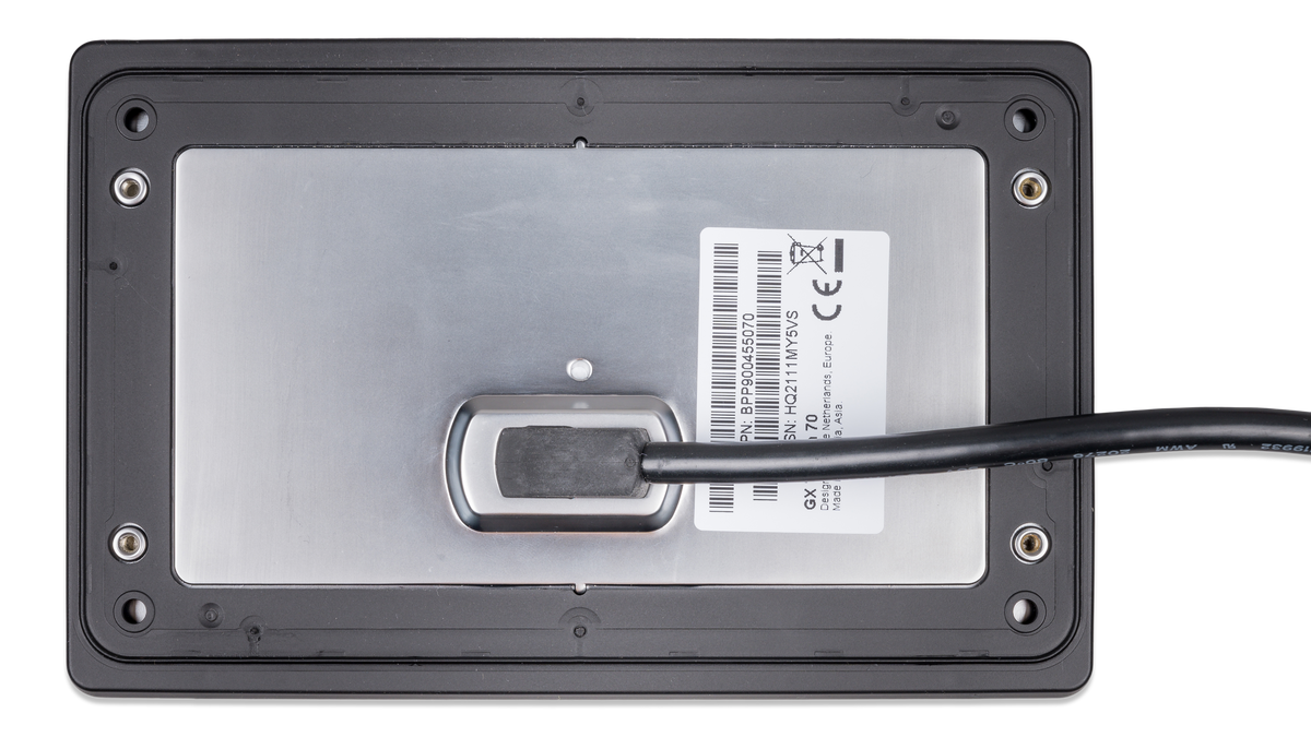 Victron GX Touch 70 — Victron OEM alternate angle (SKU BPP900455070)