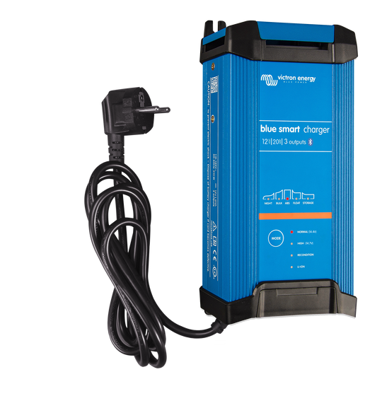 Victron Blue Smart IP22 Charger 12/20(3) 230V AU/NZ — Victron OEM product photo (SKU BPC122044012)