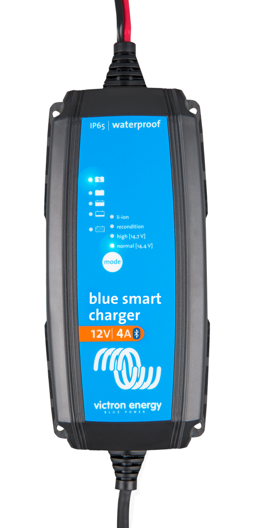 Victron Blue Smart IP65s Charger 12/4(1) 230V UK Retail — Victron OEM product photo (SKU BPC120435024R)