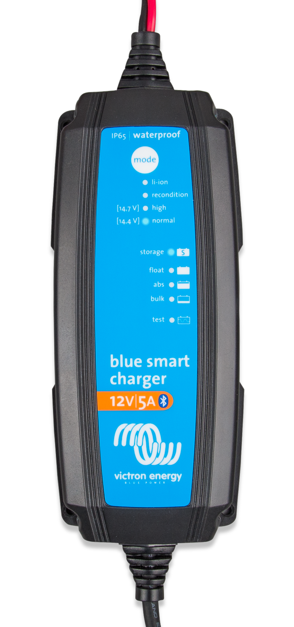 Victron Blue Smart IP65s Charger 12/5(1) 230V CEE 7/16 Retail — Victron OEM product photo (SKU BPC120535034R)