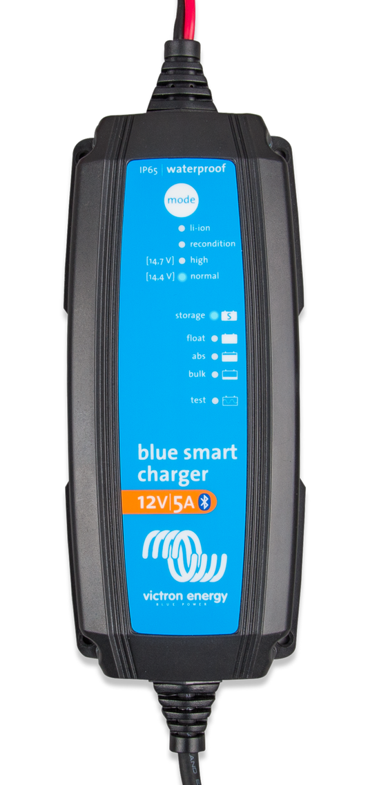 Victron Blue Smart IP65s Charger 12/5(1) 230V CEE 7/17 Retail — Victron OEM product photo (SKU BPC120535064R)