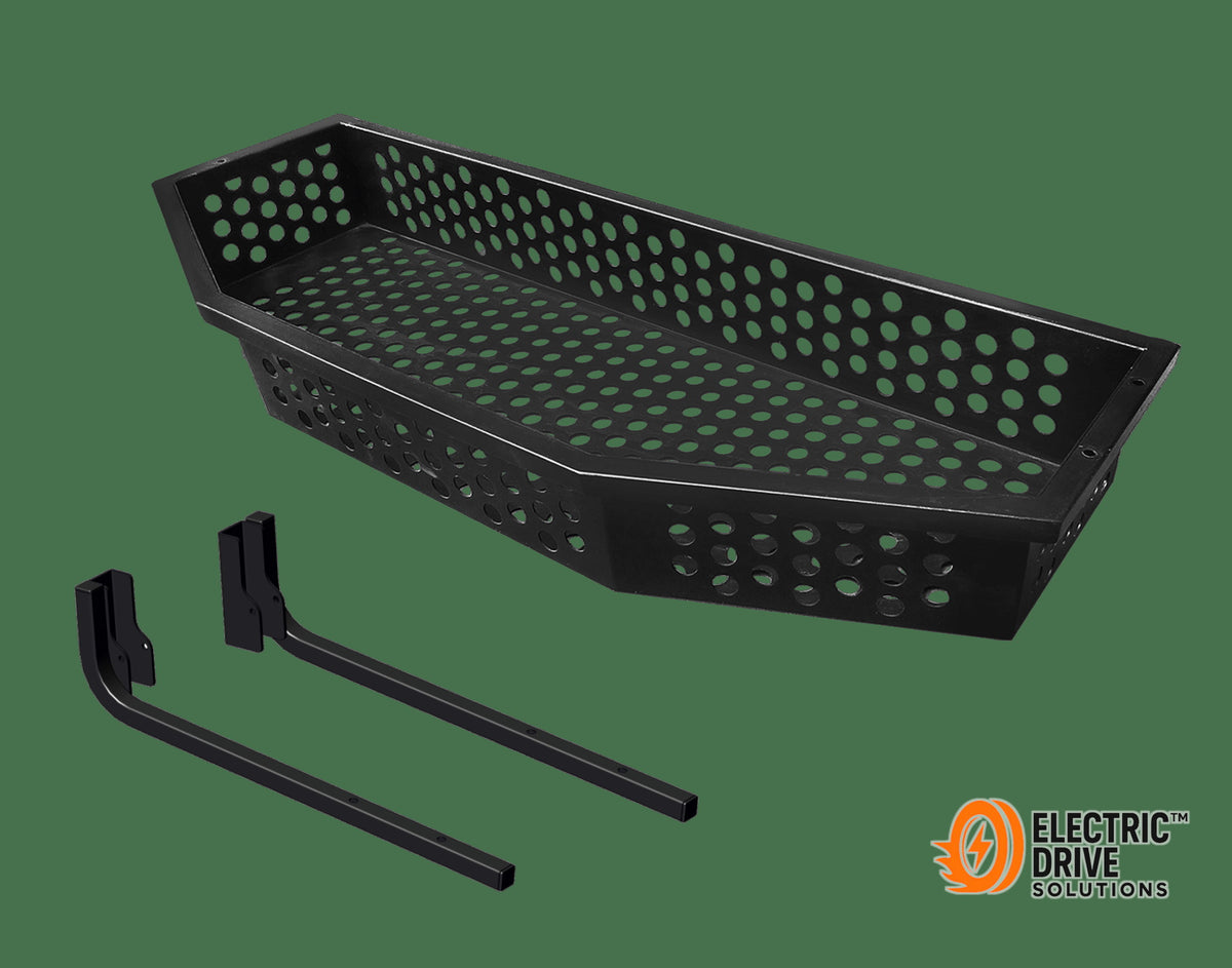 STEELENG Front Clay Basket (Cargo Basket) for EZGO RXV with Mounting Brackets — Electric Drive Solutions