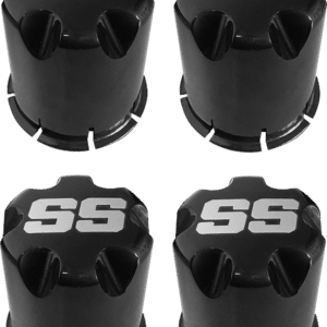 12″ Lizard Glossy Black Wheel – Aluminum Alloy / STEELENG 22″x10.5″-12″ STINGER All Terrain Tire DOT Approved