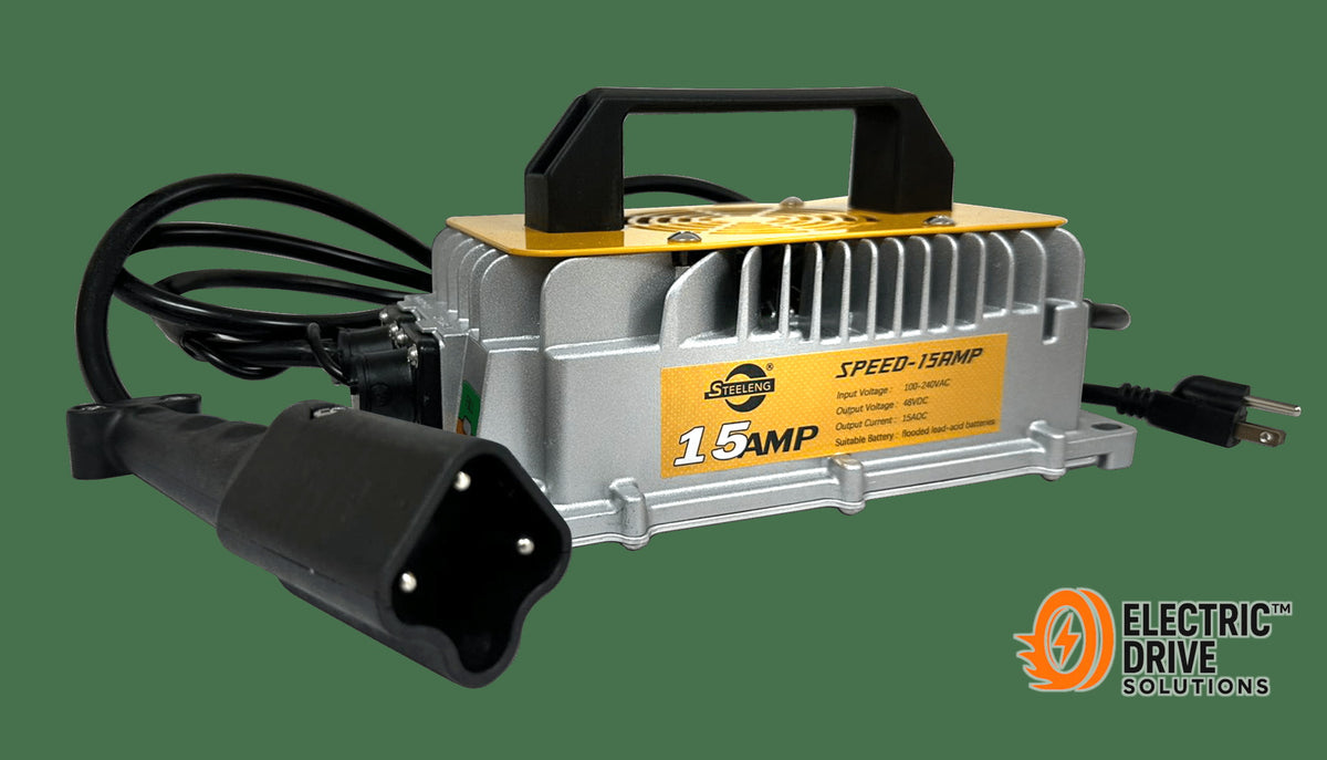 STEELENG 48V Charger Yamaha G29 (Drive) and Drive 2 15AMP — Electric Drive Solutions