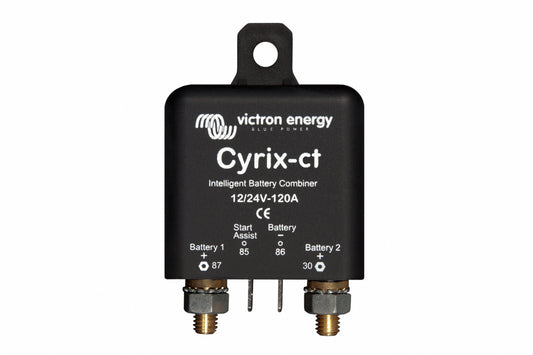 Victron Cyrix-ct 12/24V-120A intelligent battery combiner Retail — Victron OEM product photo (SKU CYR010120011R)