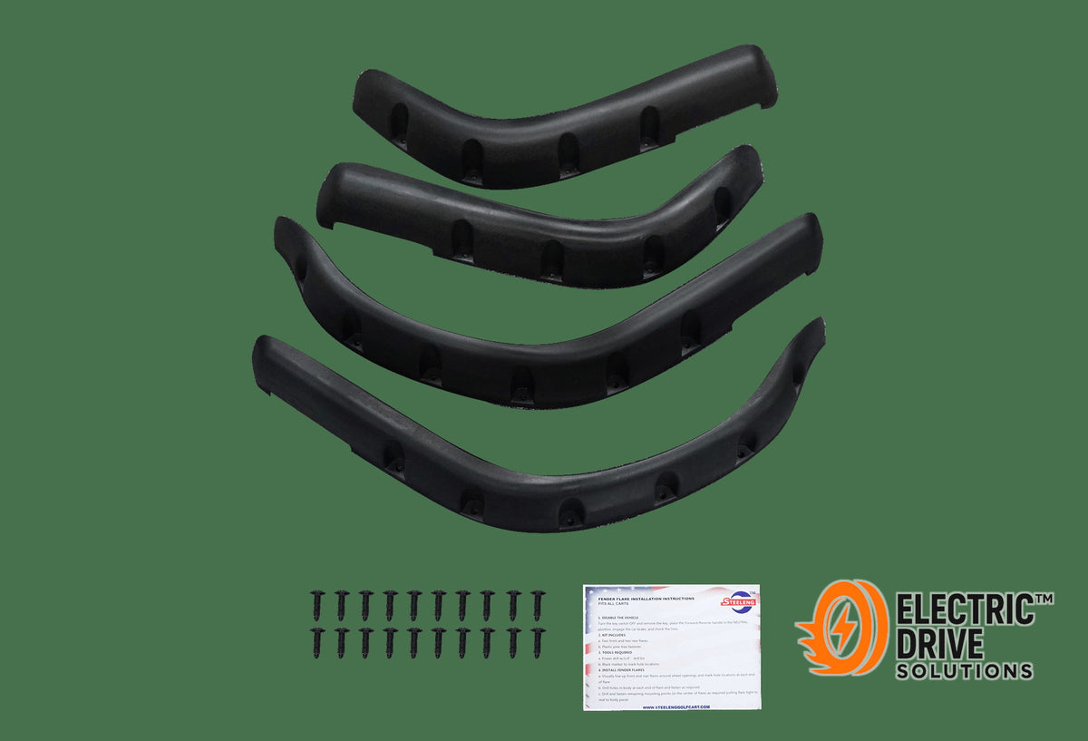 STEELENG Fender Flares for Club Car Precedent (2004-up) (Full Set) — Electric Drive Solutions