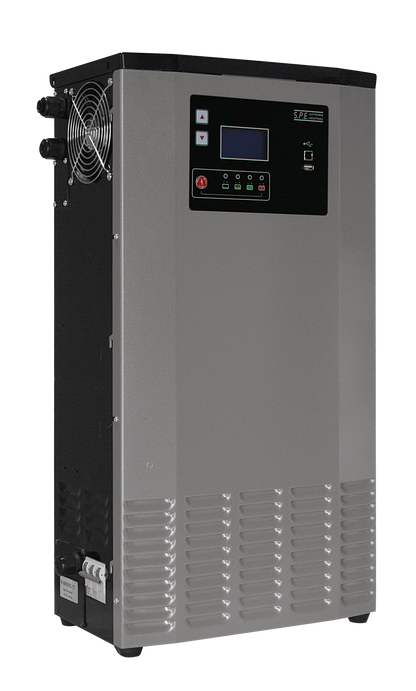 High frequency battery charger CEC fast charging lithium or lead acid 96V battery charger warehouse charger three phase 480Vac charger
