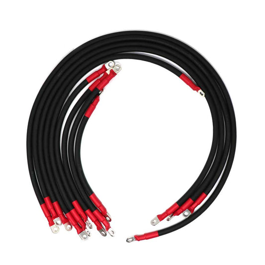 New - 2awg Cable Set For 12V Club Car Batteries