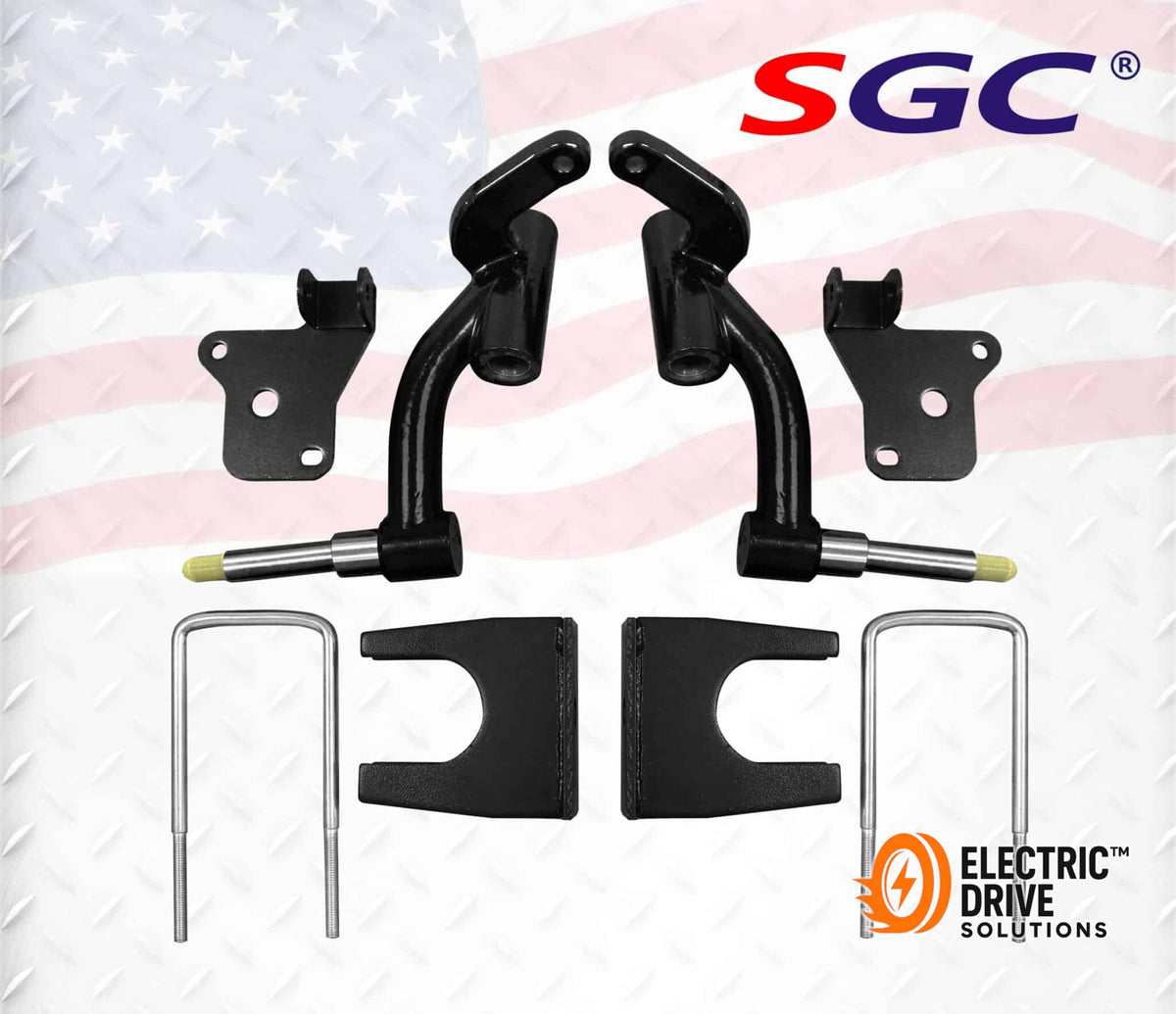 STEELENG Lift Kit, 6-inch Spindle Lift Kit for EZGO RXV (2008-2013) Electric only — Electric Drive Solutions