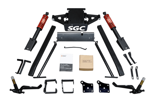 LKTX12  SGC Lift Kit - 6" Built-In Coil-Over Shocks A-Arm for EZGO TXT (1994-2001.5) Electric
