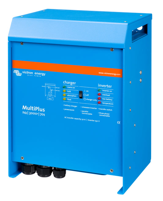 Victron MultiPlus 120Vac 3000VA Output 24Vdc 70A DC Charger (UL 1741 & 458) - Victron Energy