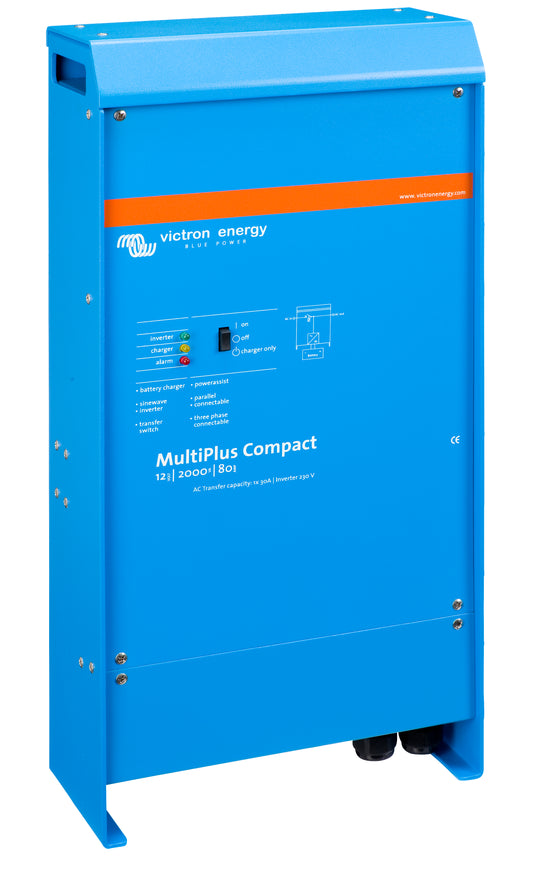 Victron MultiPlus Compact 120Vac 2000VA Output 12Vdc/80A DC Charger (UL 458) - Victron Energy