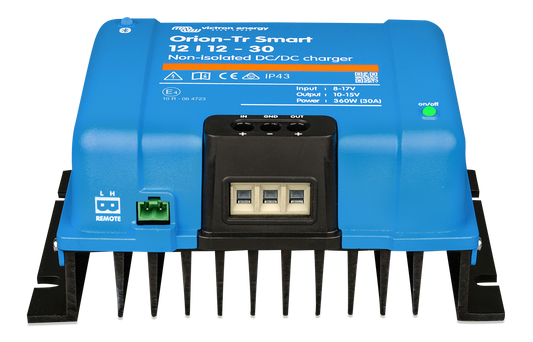 Victron 50A Buck-Boost converter Orion-Tr Smart 12/12-30A Non-isolated DC-DC ch. — Victron OEM product photo (SKU ORI121236140)