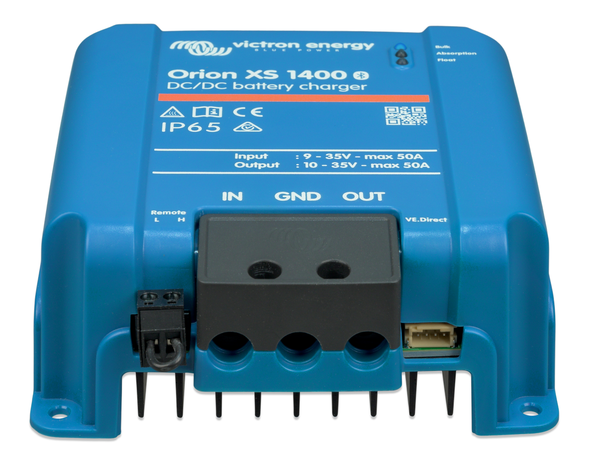 Victron Orion XS 1400 DC-DC battery charger — Victron OEM alternate angle (SKU ORI242417040)