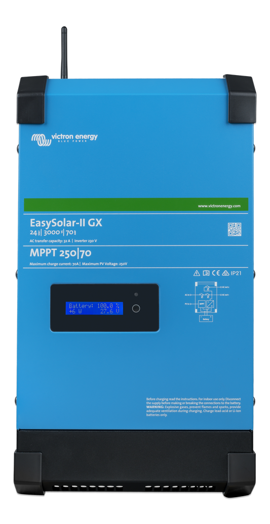 Victron EasySolar-II 48/5000/70-50 MPPT 250/100 GX — Victron OEM alternate angle (SKU PMP482507010)
