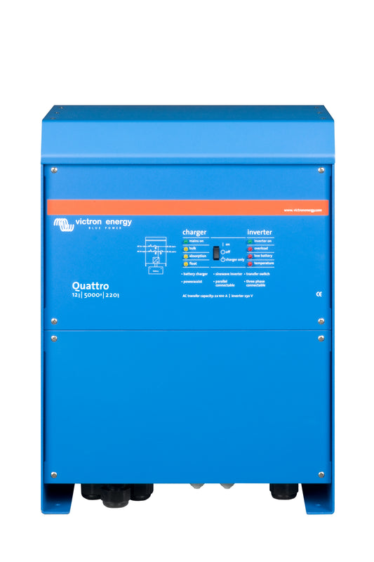Victron Quattro 120Vac 5000VA Output 12Vdc 200A DC Charger - Victron Energy - Image 2
