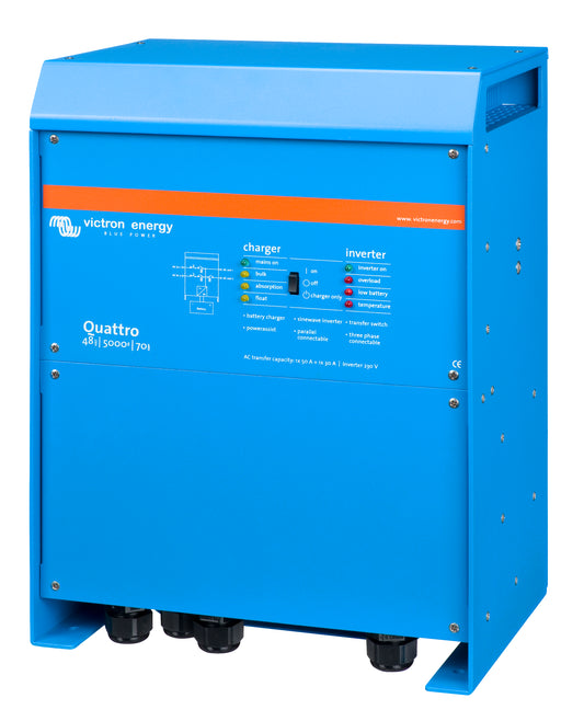 Victron Quattro 120Vac 3000VA Output 48Vdc 50A DC Charger - Victron Energy - Image 2