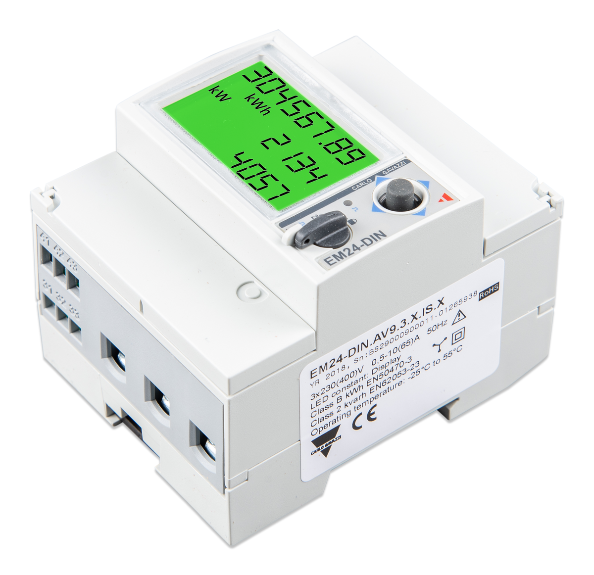 Victron Energy Meter EM24 - 3 phase - max 65A/ph Ethernet — Victron OEM product photo (SKU REL200200100)