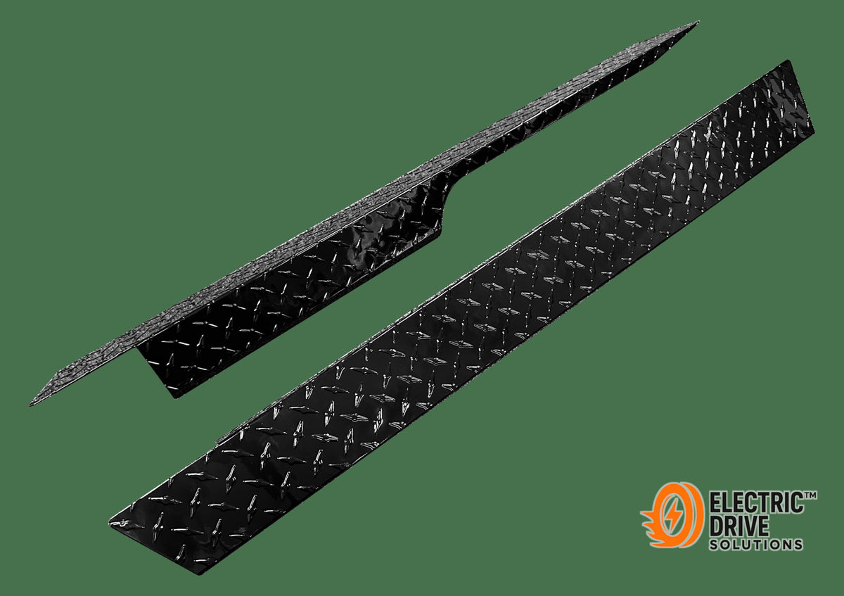 STEELENG Rocker Panels Black Diamond Plate for Club Car Tempo (2004-up) (Set of 2) — Electric Drive Solutions