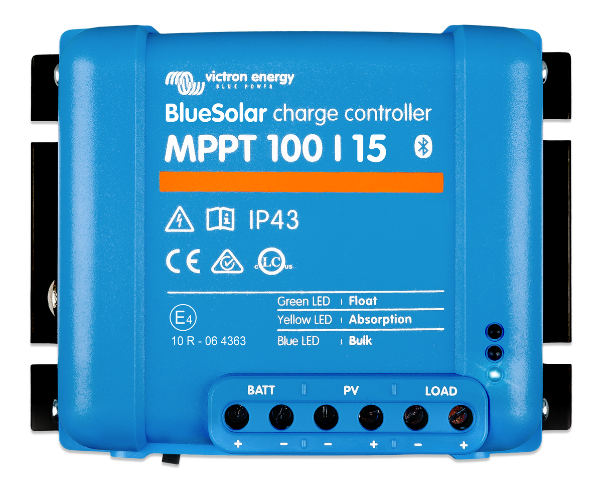 Victron BlueSolar MPPT 100/15 — Victron OEM alternate angle (SKU SCC010015200R)
